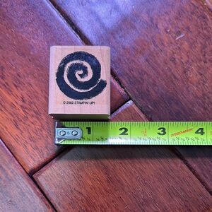 Stampin' Up! Black Spiral Wooden Stamp